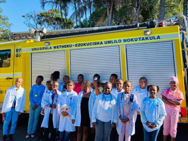 Sycamore Tree Careers Day Excitement as Amanzimtoti Fire Station Showcases Fire Engines